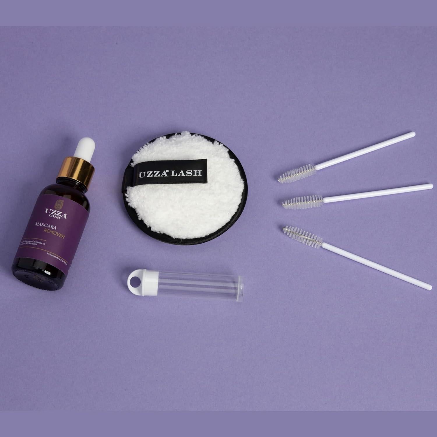 Desmaquillante de Ojos UZZA 29.57ml - Natural y Suave para Pestañas