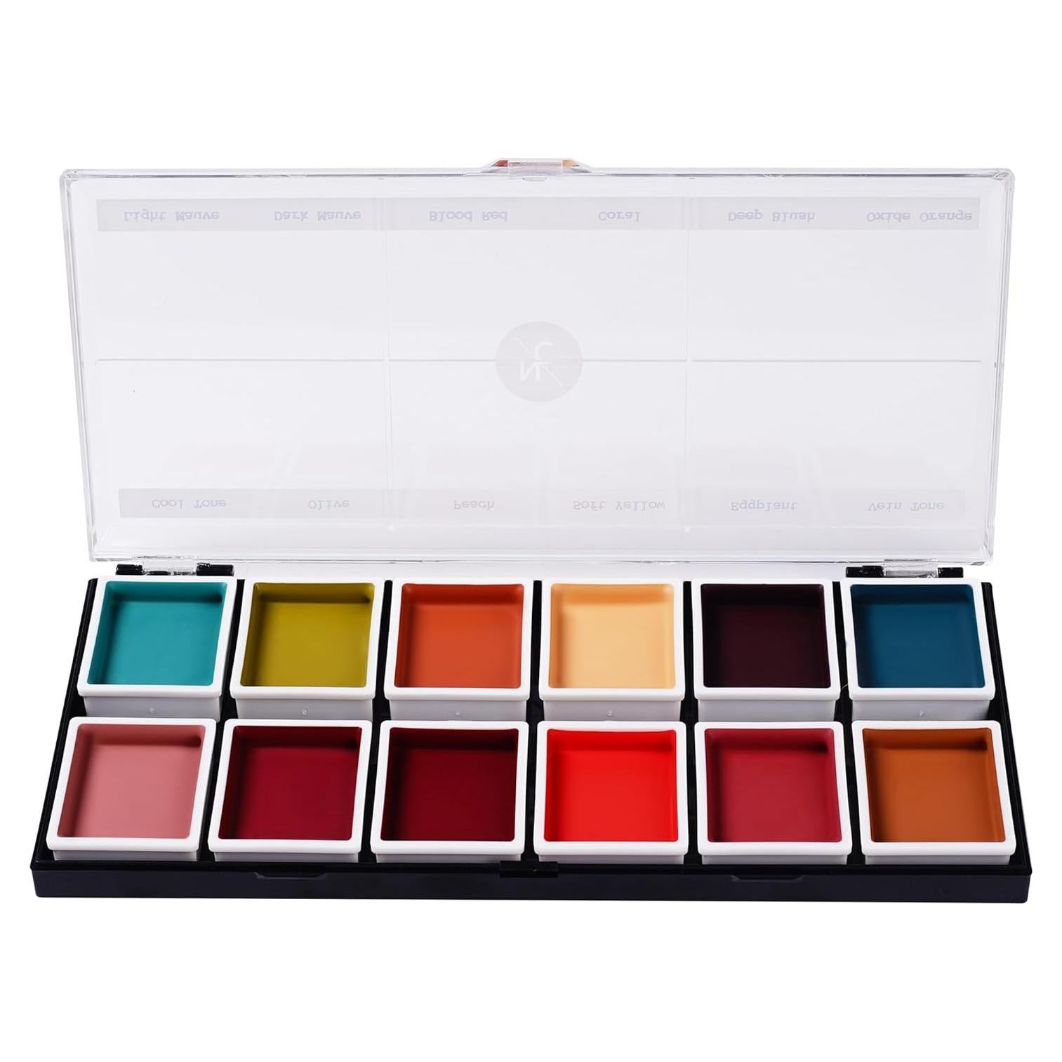 Paleta de Maquillaje SFX Activada por Alcohol 12 Colores Narrative