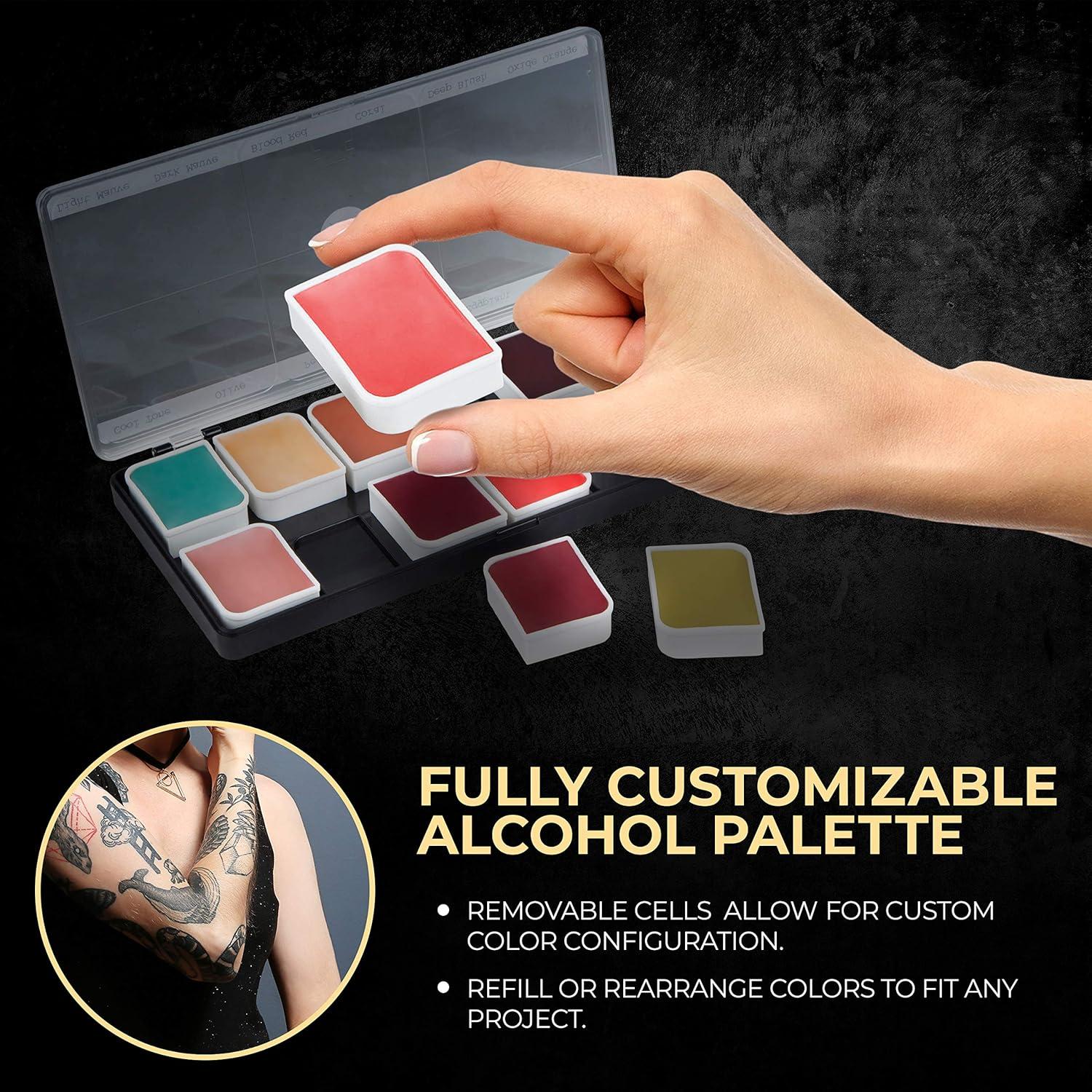 Paleta de Maquillaje SFX Activada por Alcohol 12 Colores Narrative