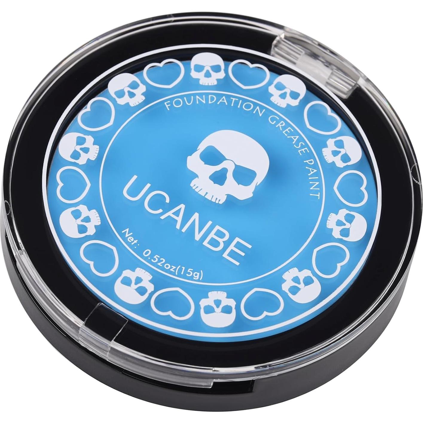 Pintura Facial y Corporal Azul Claro UCANBE 50g No Tóxica