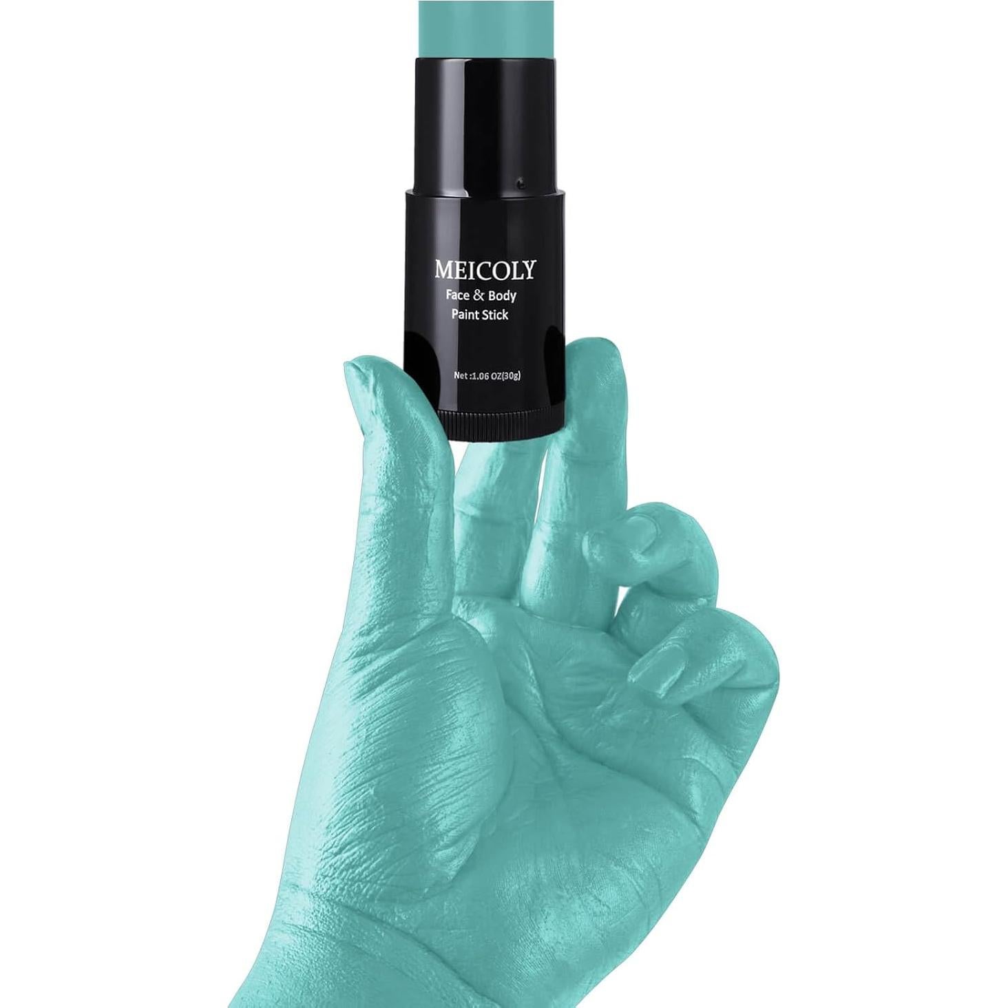 Pintura Facial y Corporal MEICOLY Teal 30g a Prueba de Agua