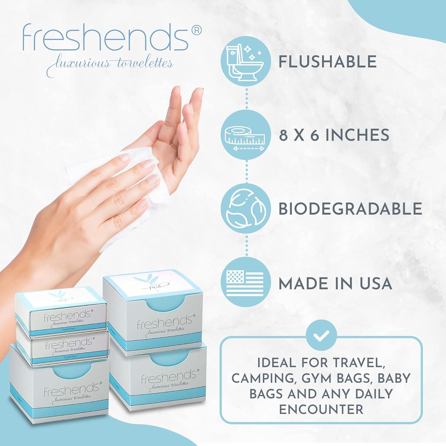 Toallitas Desechables de Lujo Freshends - 200 Unidades