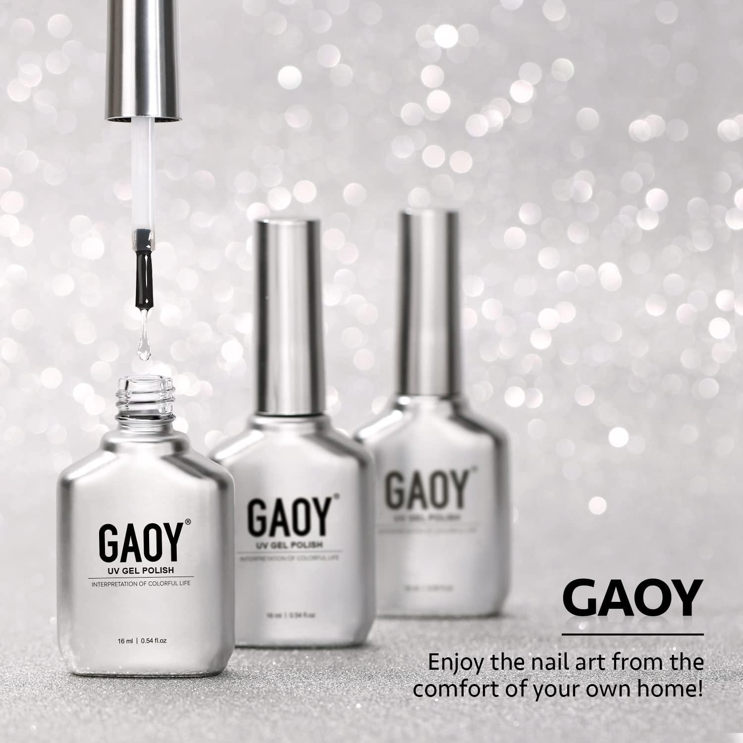 Base Coat Despegable GAOY 16ml para Esmalte de Uñas en Gel