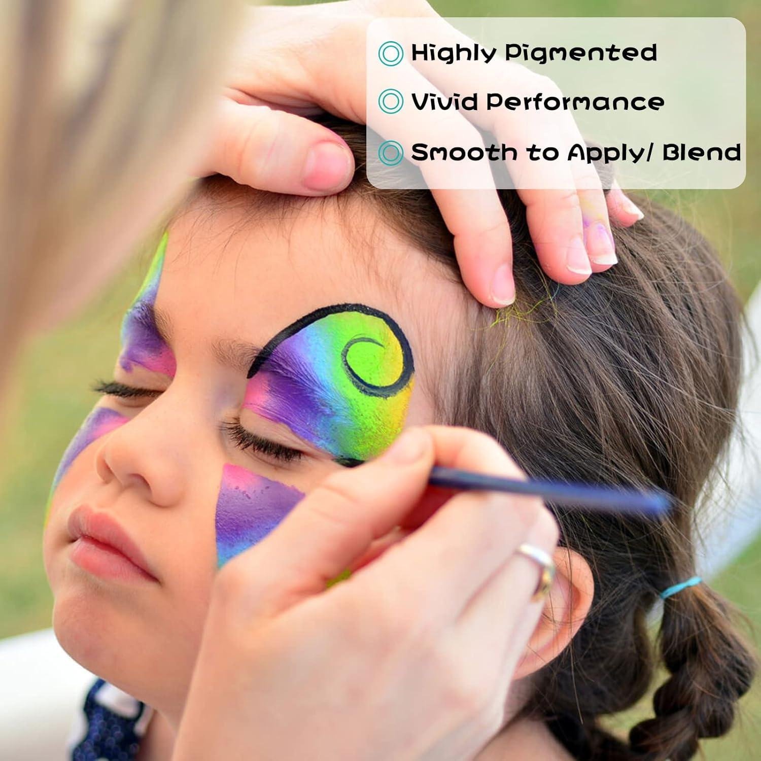 Pintura Facial y Corporal UCANBE 15 Colores Macaron No Tóxica