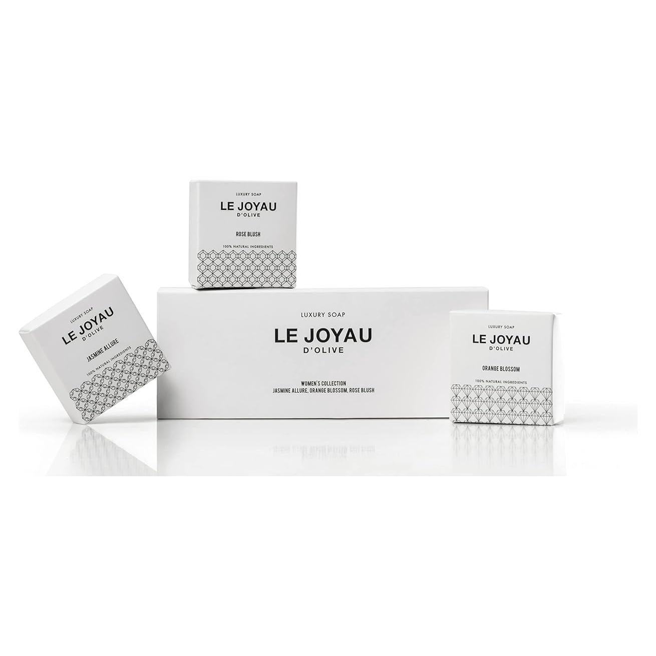 Jabón Natural Le Joyau D'Olive Set de Regalo 3 Piezas