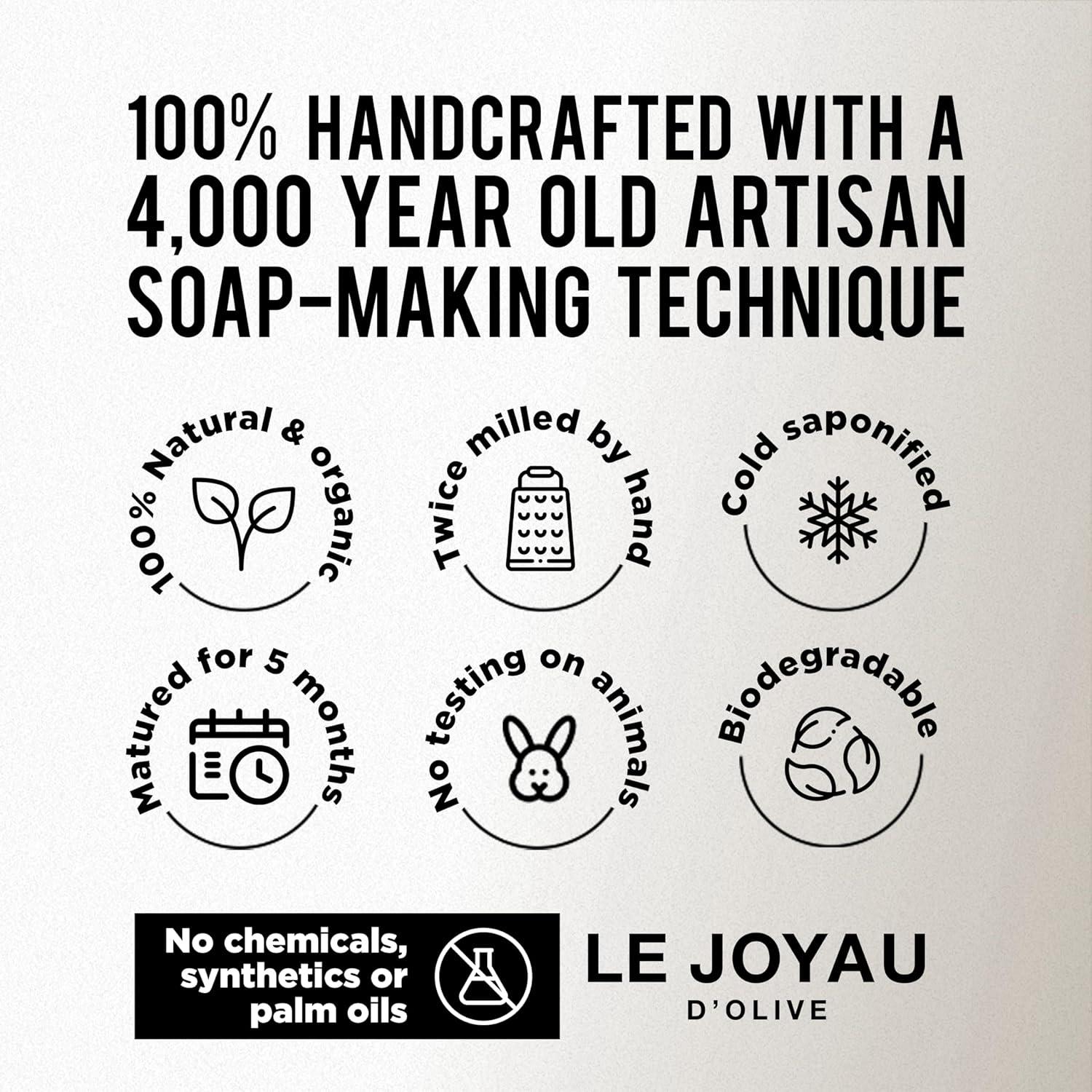 Jabón Natural Le Joyau D'Olive Set de Regalo 3 Piezas