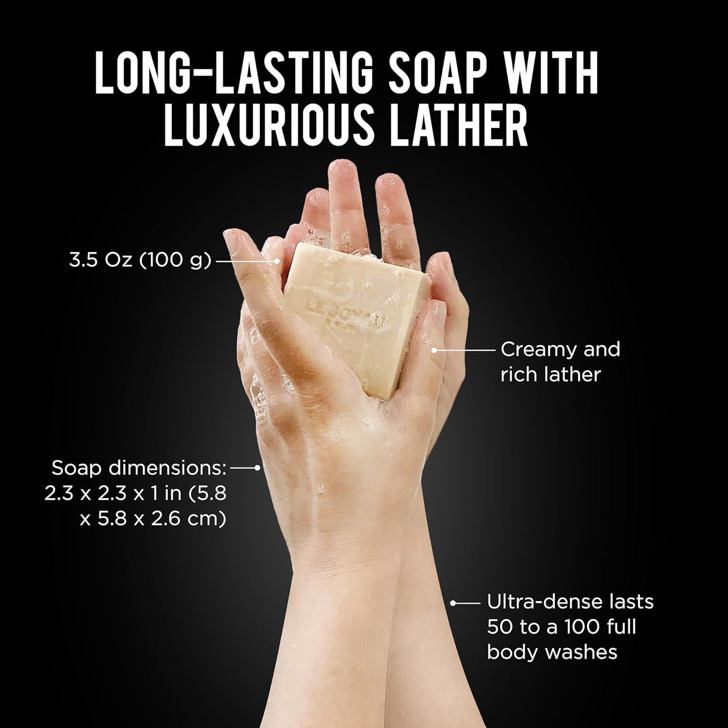 Jabón Natural Le Joyau D'Olive Set de Regalo 3 Piezas