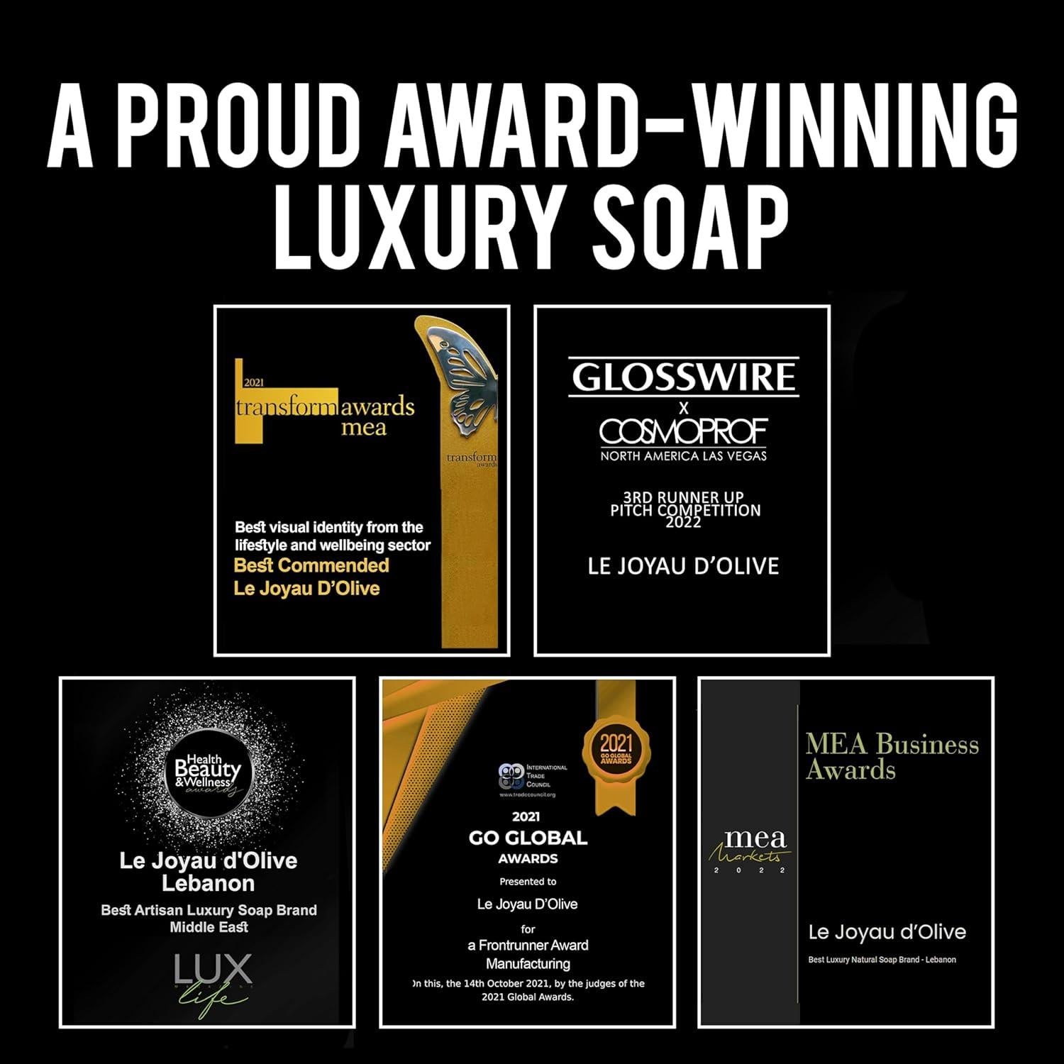 Jabón Natural Le Joyau D'Olive Set de Regalo 3 Piezas