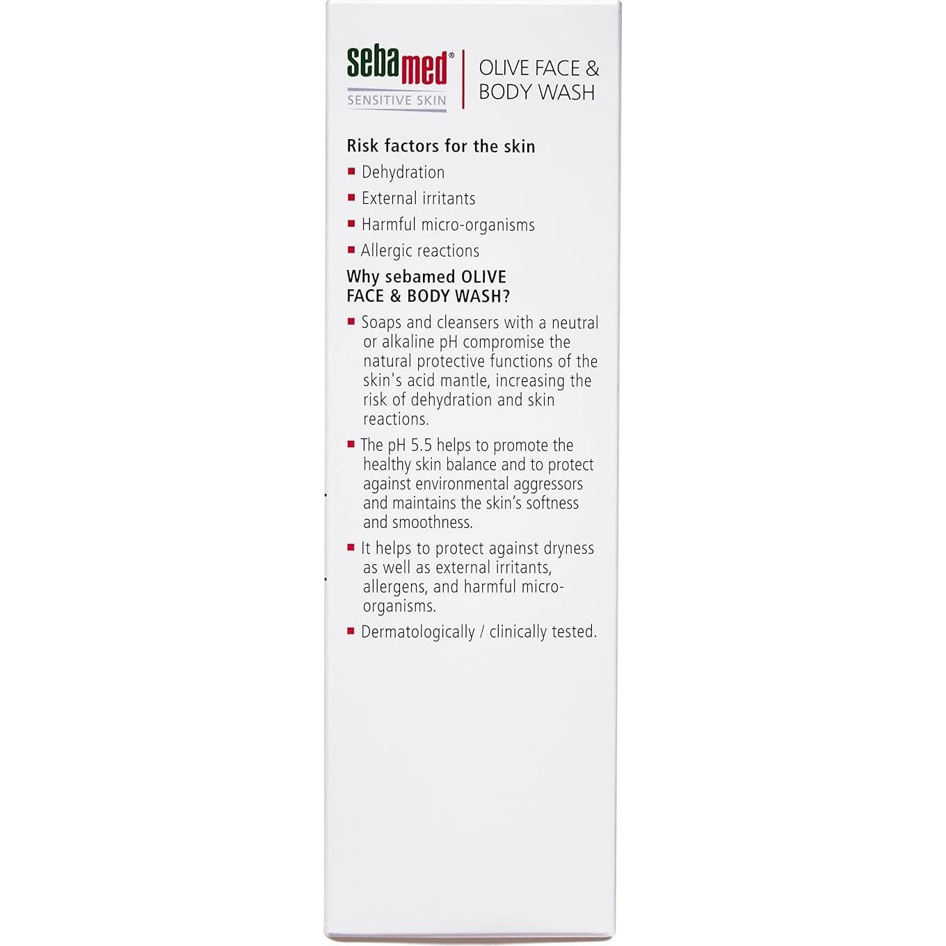 Sebamed Lavado Facial y Corporal de Oliva 100g pH 5.5