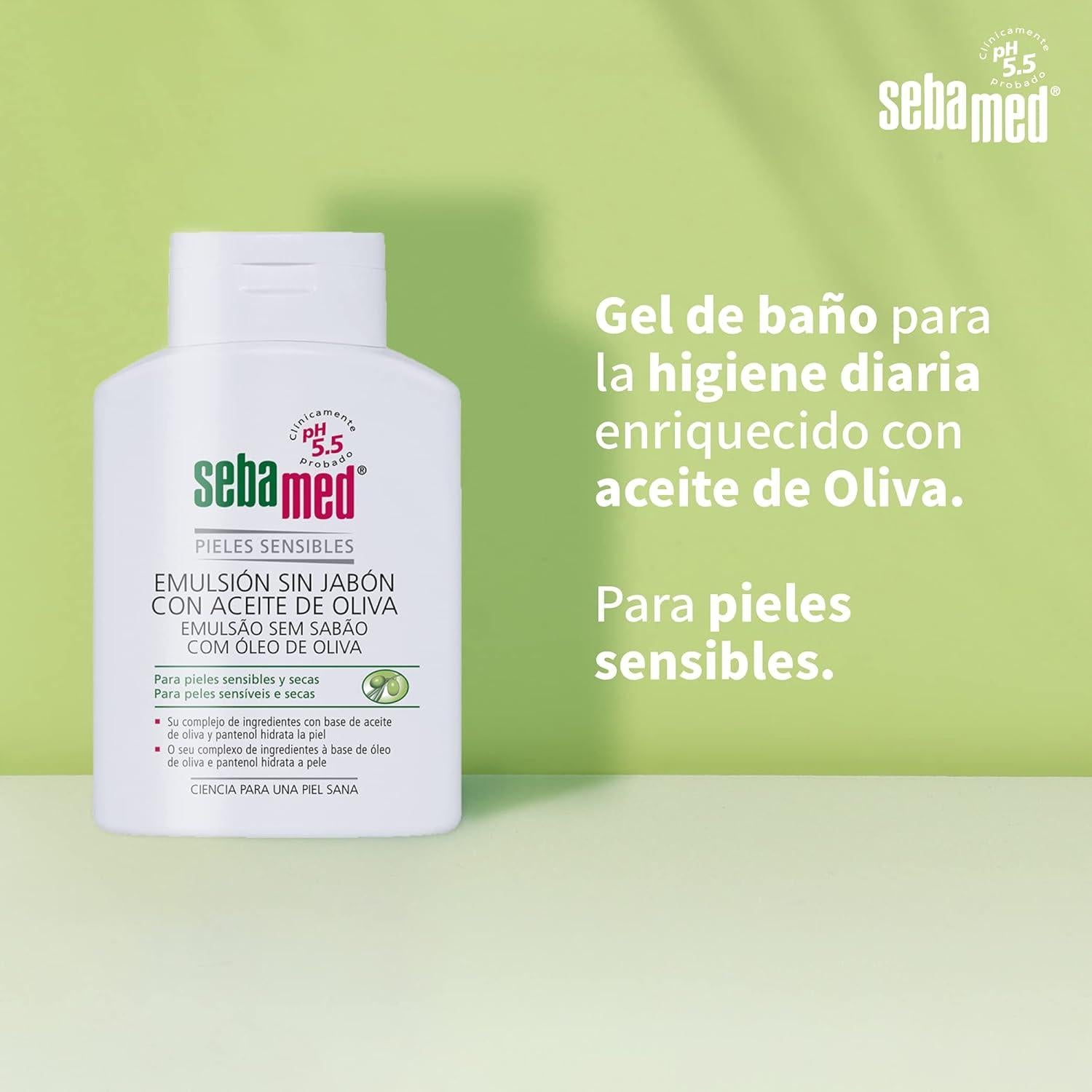 Sebamed Lavado Facial y Corporal de Oliva 100g pH 5.5