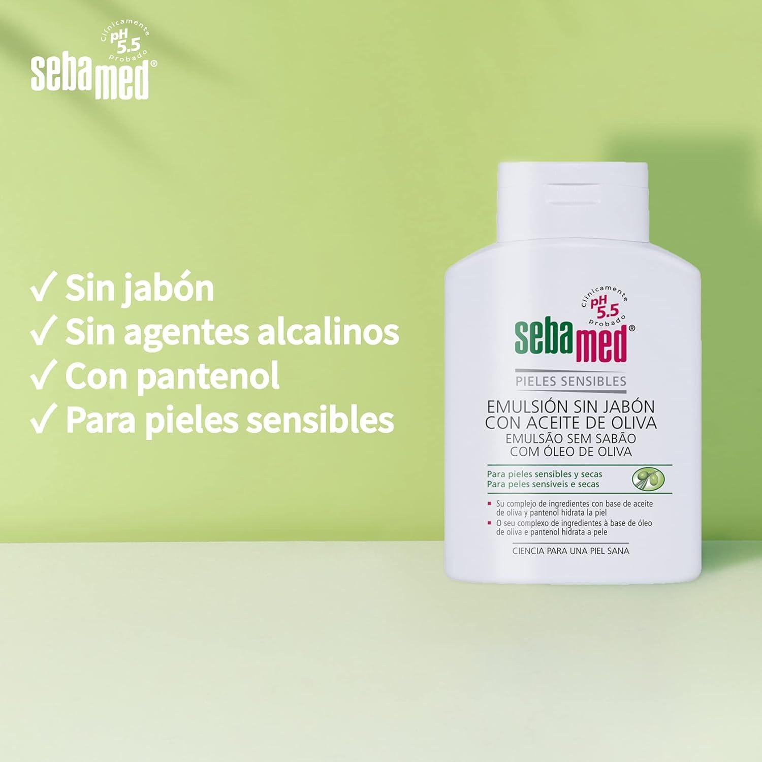 Sebamed Lavado Facial y Corporal de Oliva 100g pH 5.5