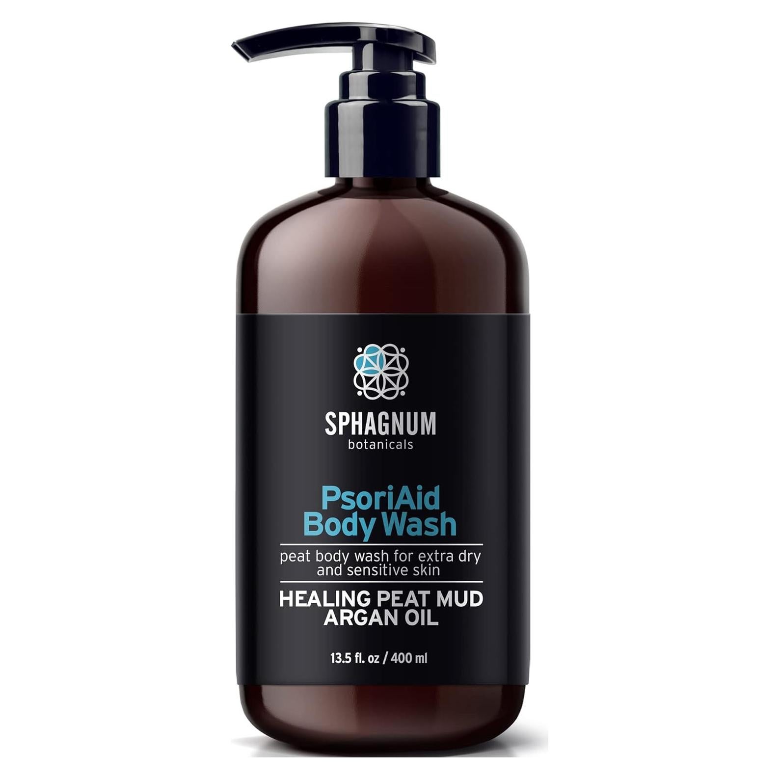 Jabón Corporal Natural Sphagnum 399.5 ml para Psoriasis y Eczema