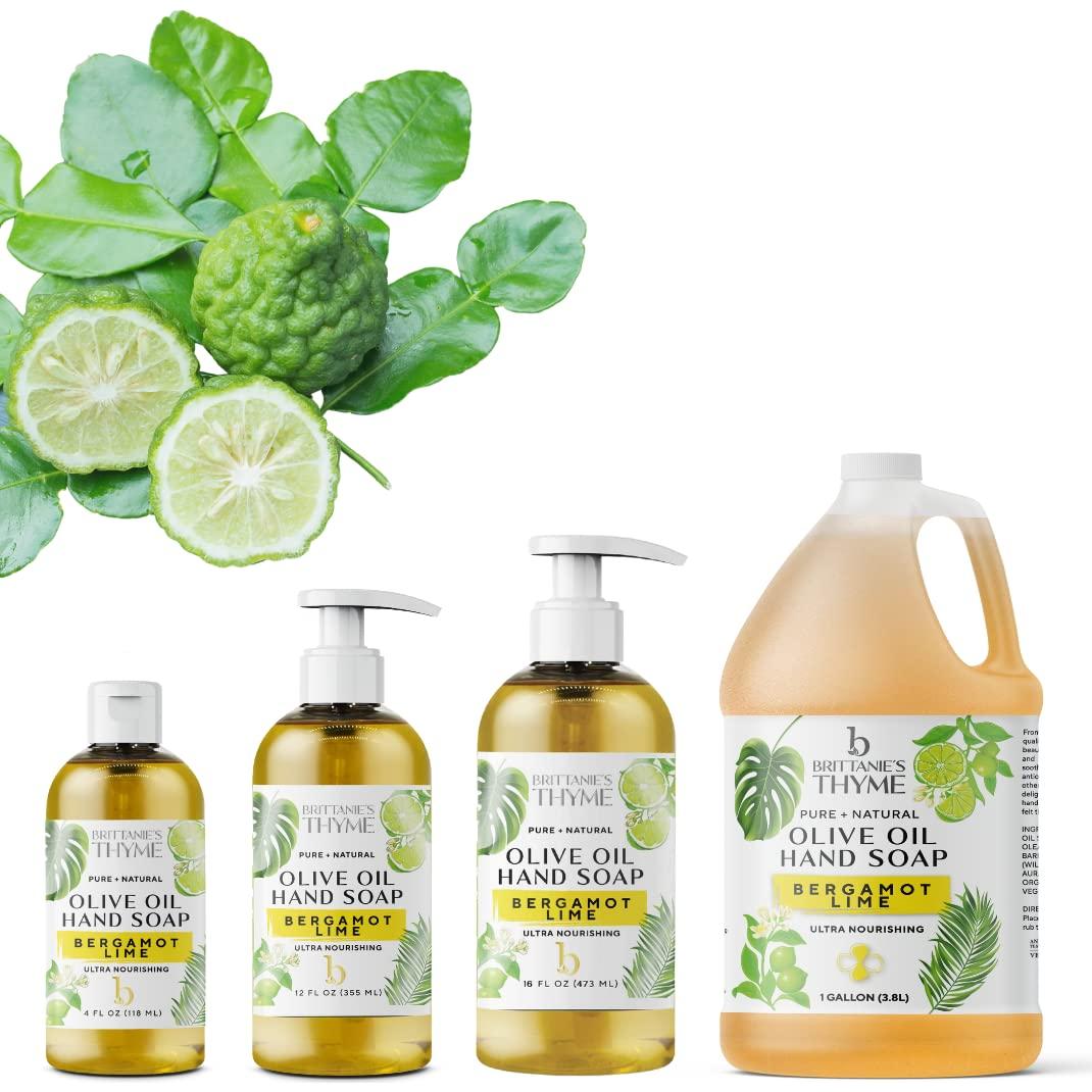 Jabón Líquido Multiusos Brittanie 3.78 L - Aceite de Oliva y Esenciales