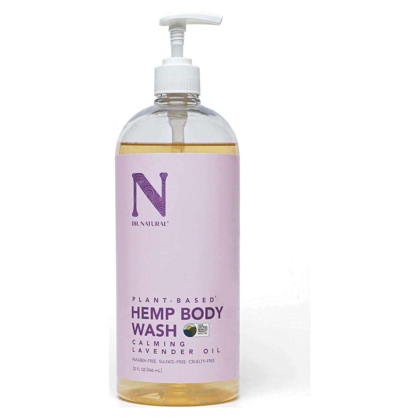 Jabón Corporal Dr. Natural de Cáñamo 0.95L Lavanda Hidratante