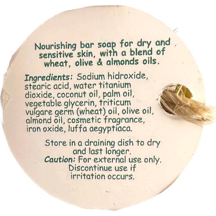 Barra de Jabón Natural BioAlei Restaurador 90g Avena Oliva Coco