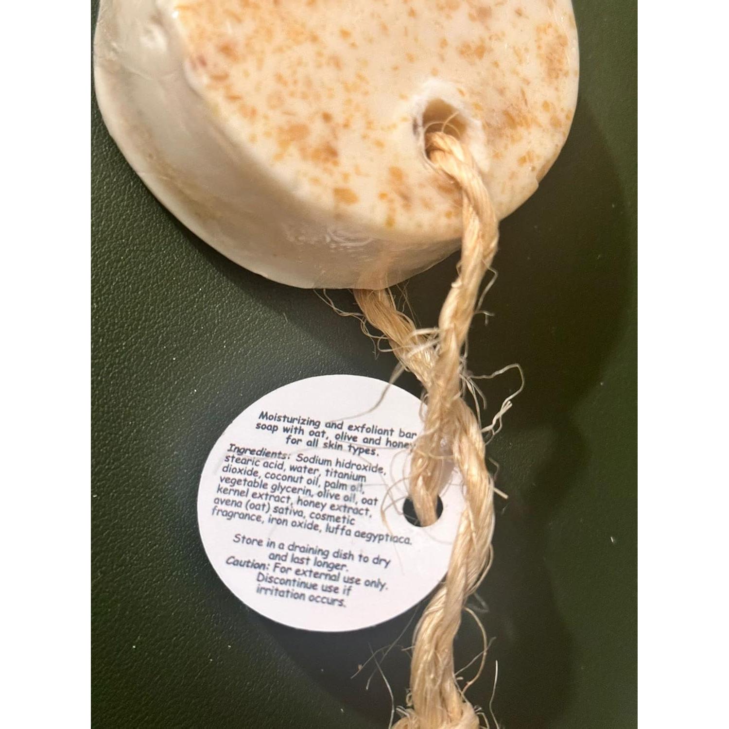 Barra de Jabón Natural BioAlei Restaurador 90g Avena Oliva Coco