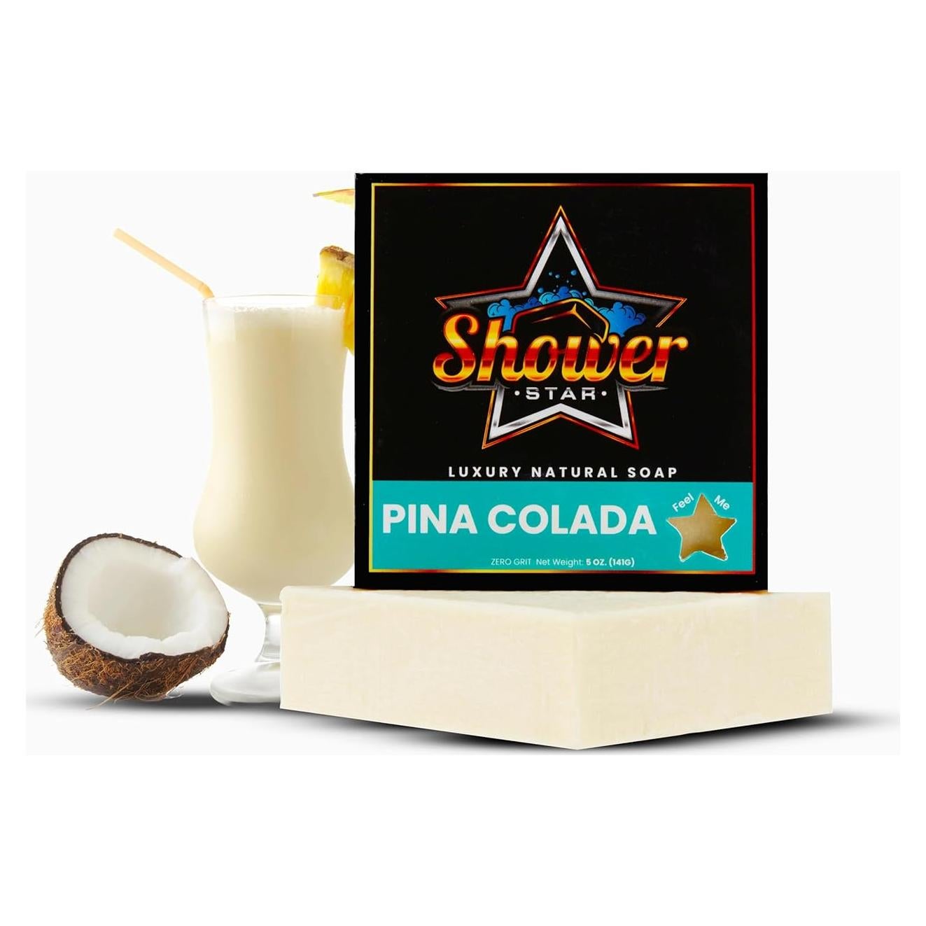 Jabón de Barra Shower Star para Hombres 132g Pina Colada