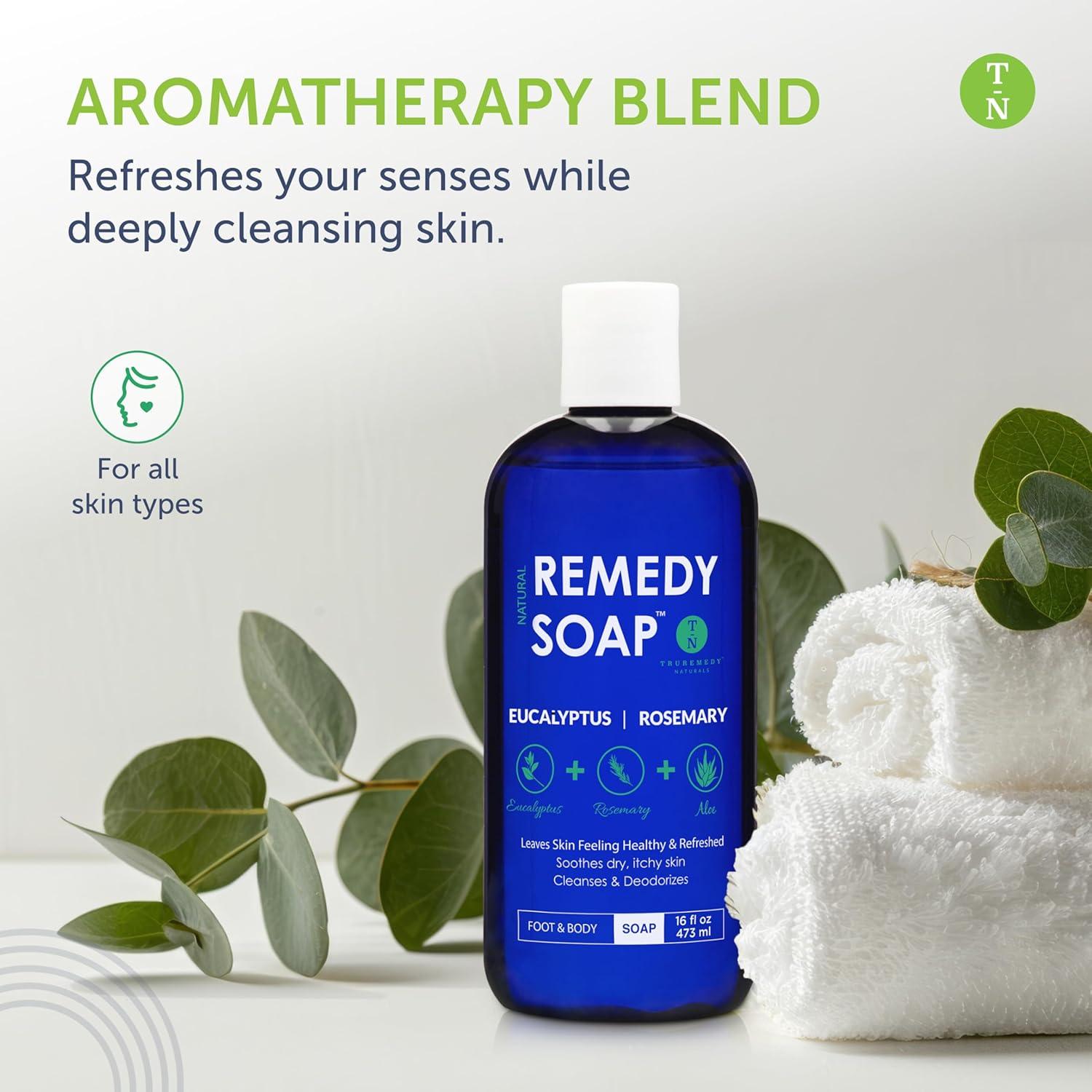 Jabón Corporal Hidratante Truremedy Naturals Eucalipto 454g