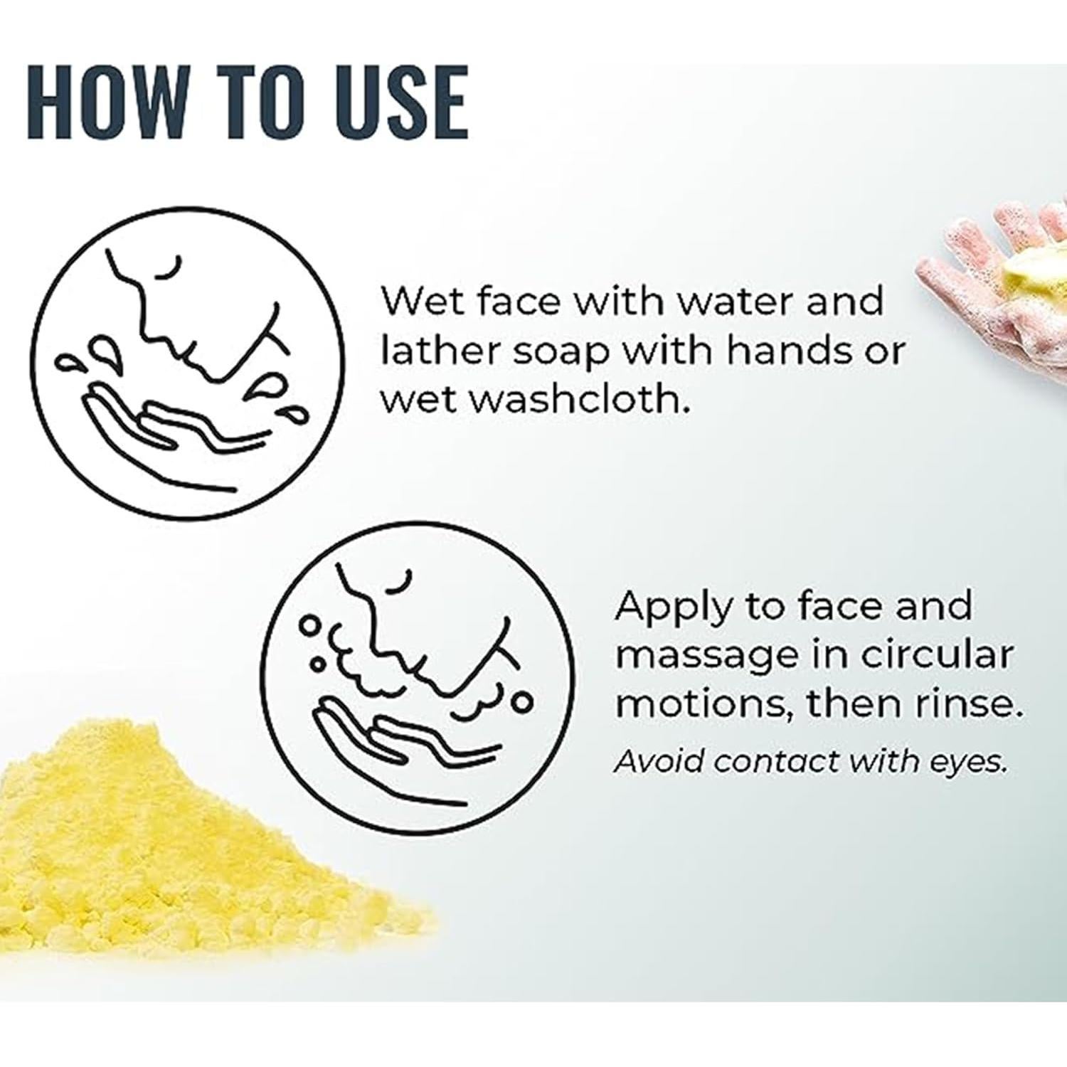 Jabón de Azufre Natural Elephant 125g x 4 con Aloe Vera