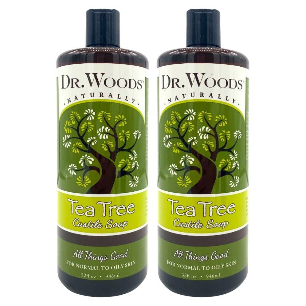 Jabón Líquido de Castile Dr. Woods - Árbol de Té 946 ml x2
