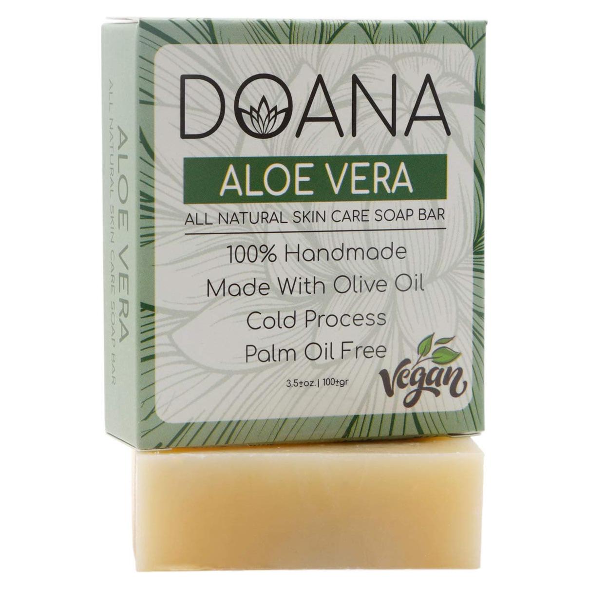 Jabón de Aloe Vera Doana 99g con Manteca de Karité Vegano