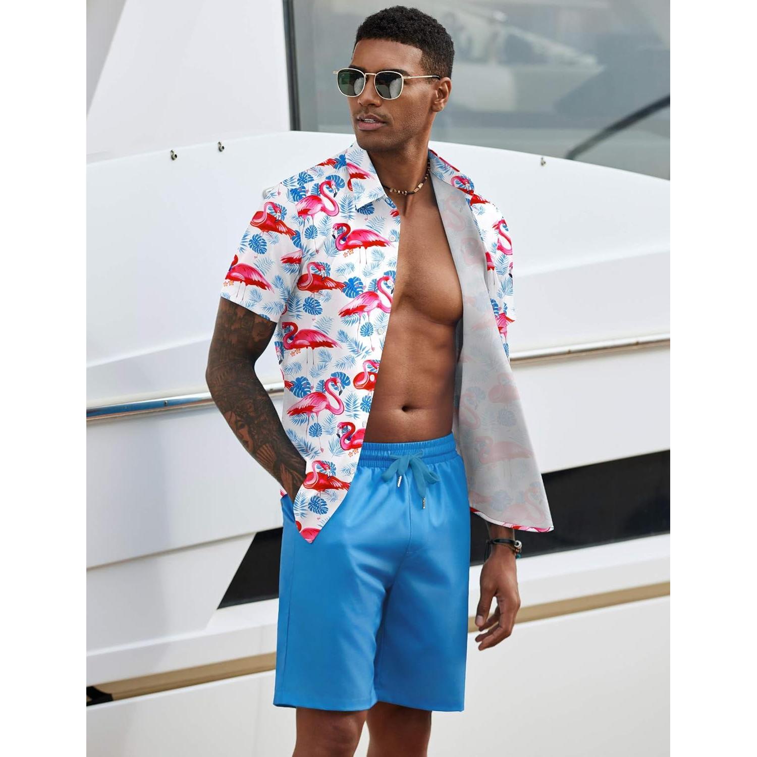 Conjunto de Playa para Hombre COOFANDY 2 Piezas Verano