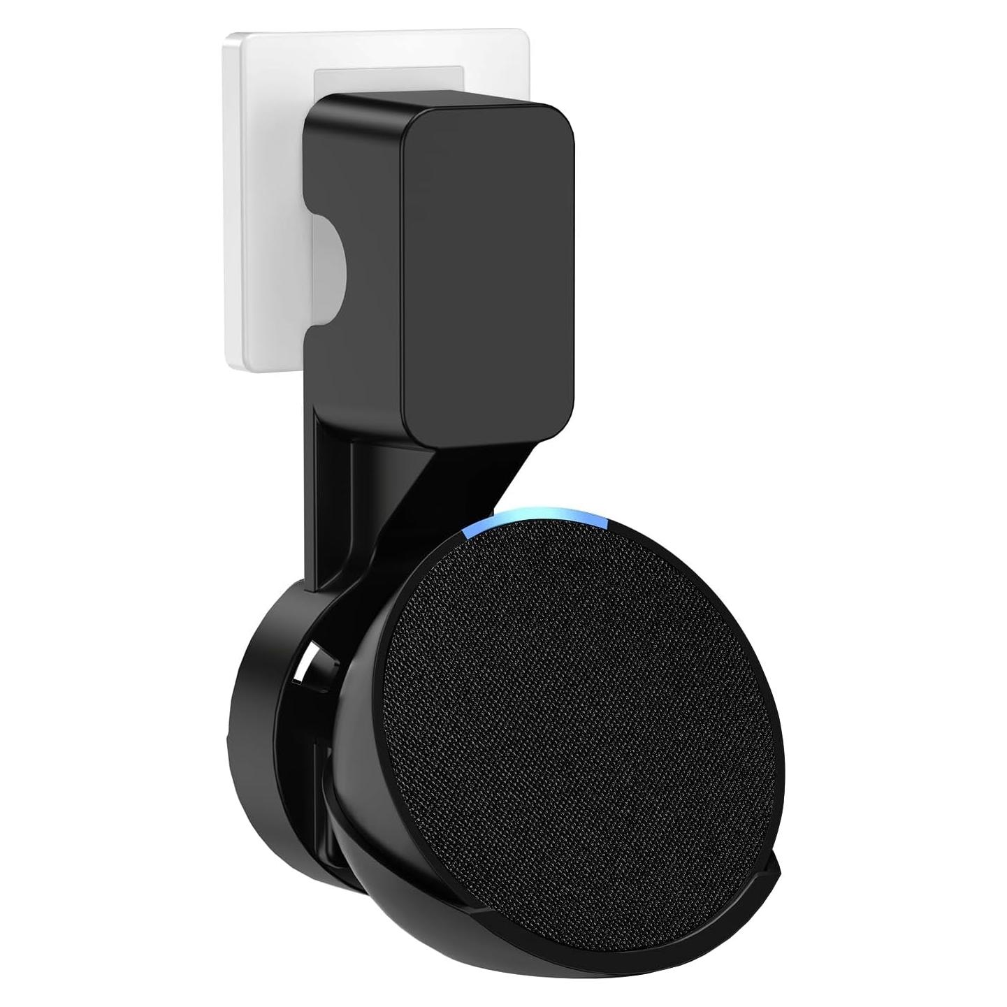 Soporte de Pared para Echo Pop ZUOLACO Negro con Gestión de Cable