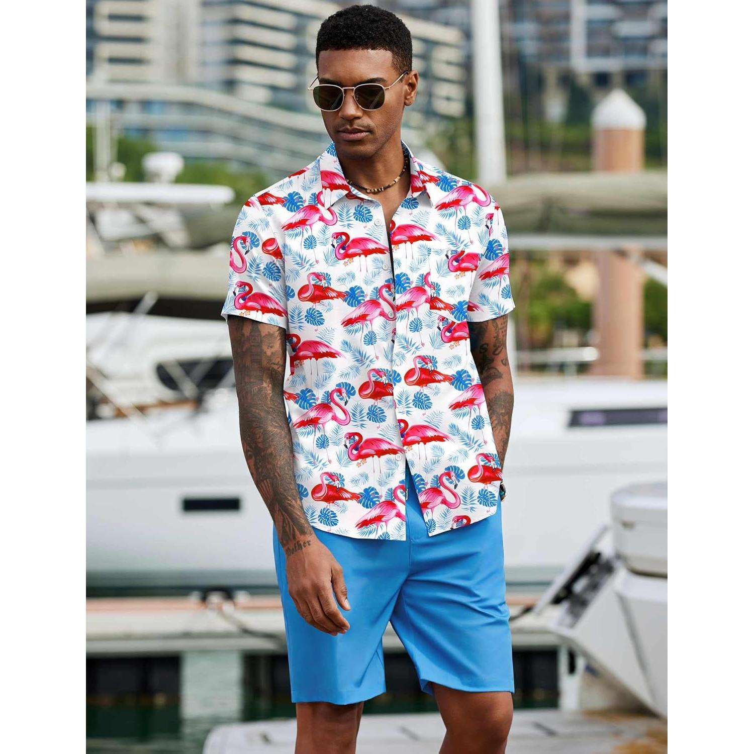 Conjunto de Playa para Hombre COOFANDY 2 Piezas Verano