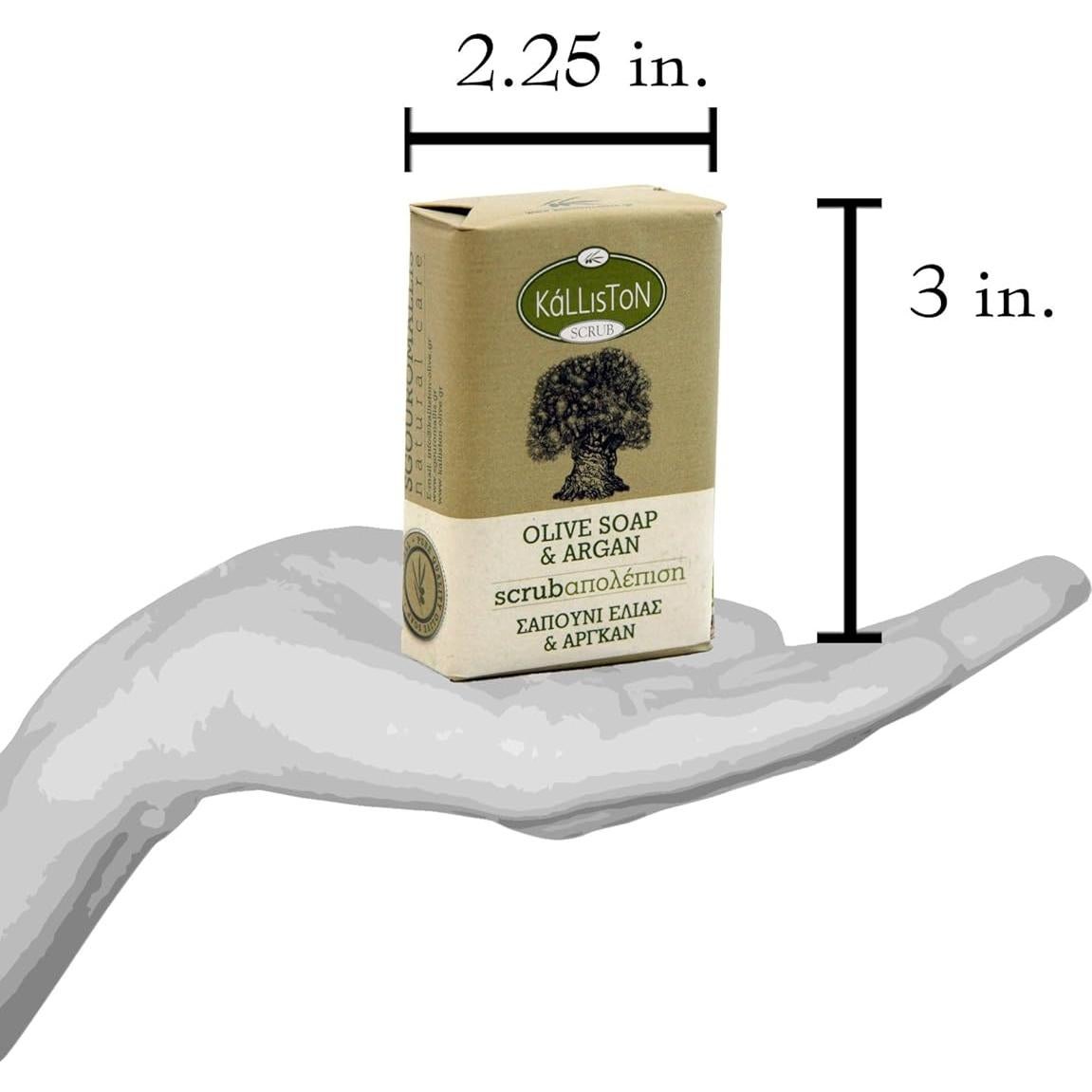 Jabones de Oliva Naturales Ellora - Paquete de 4, 396g