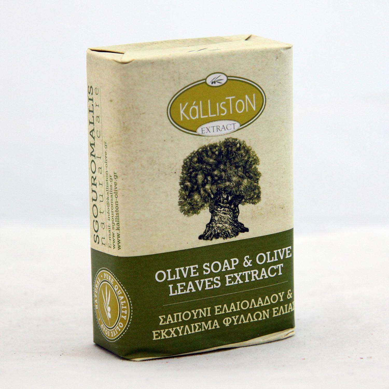 Jabones de Oliva Naturales Ellora - Paquete de 4, 396g