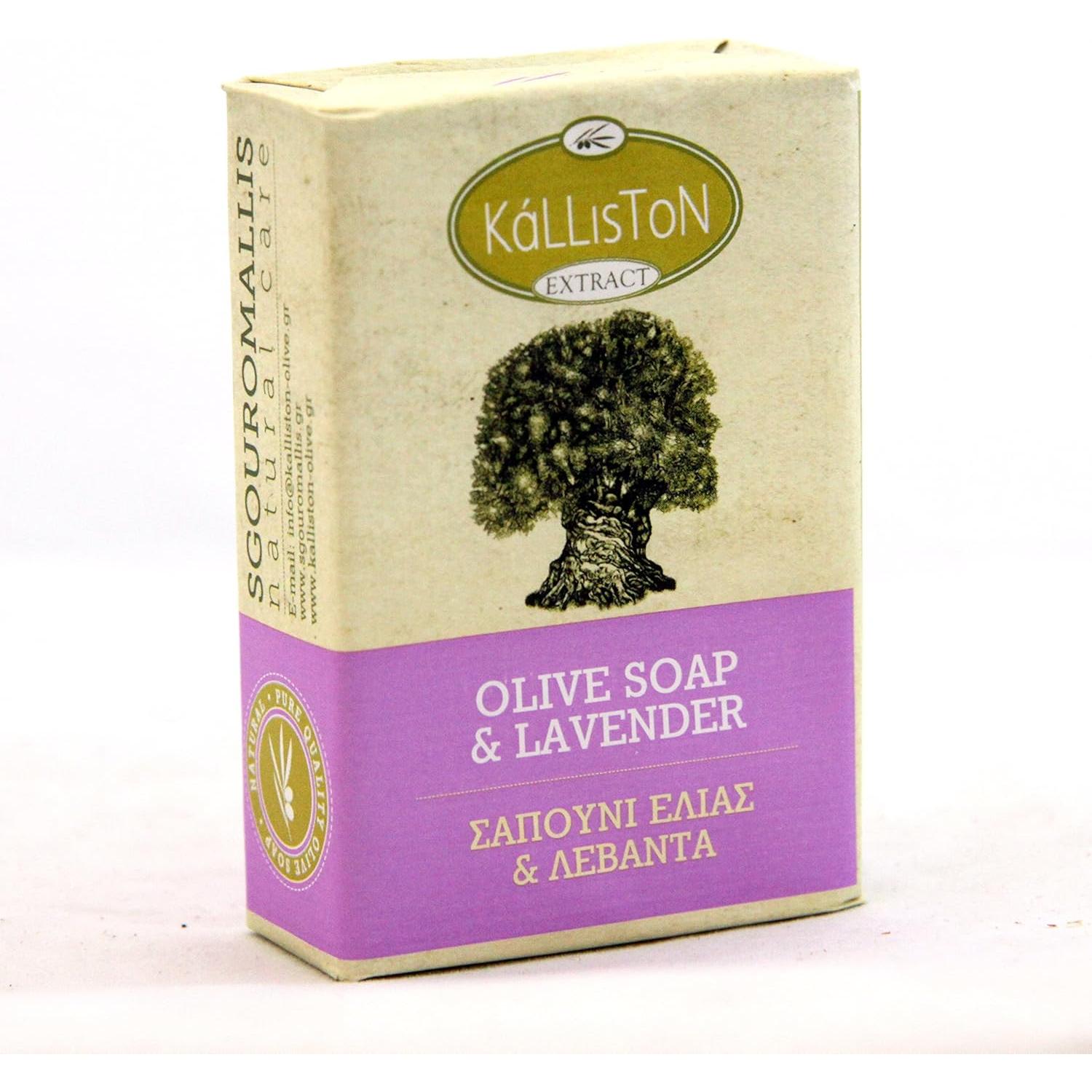 Jabones de Oliva Naturales Ellora - Paquete de 4, 396g