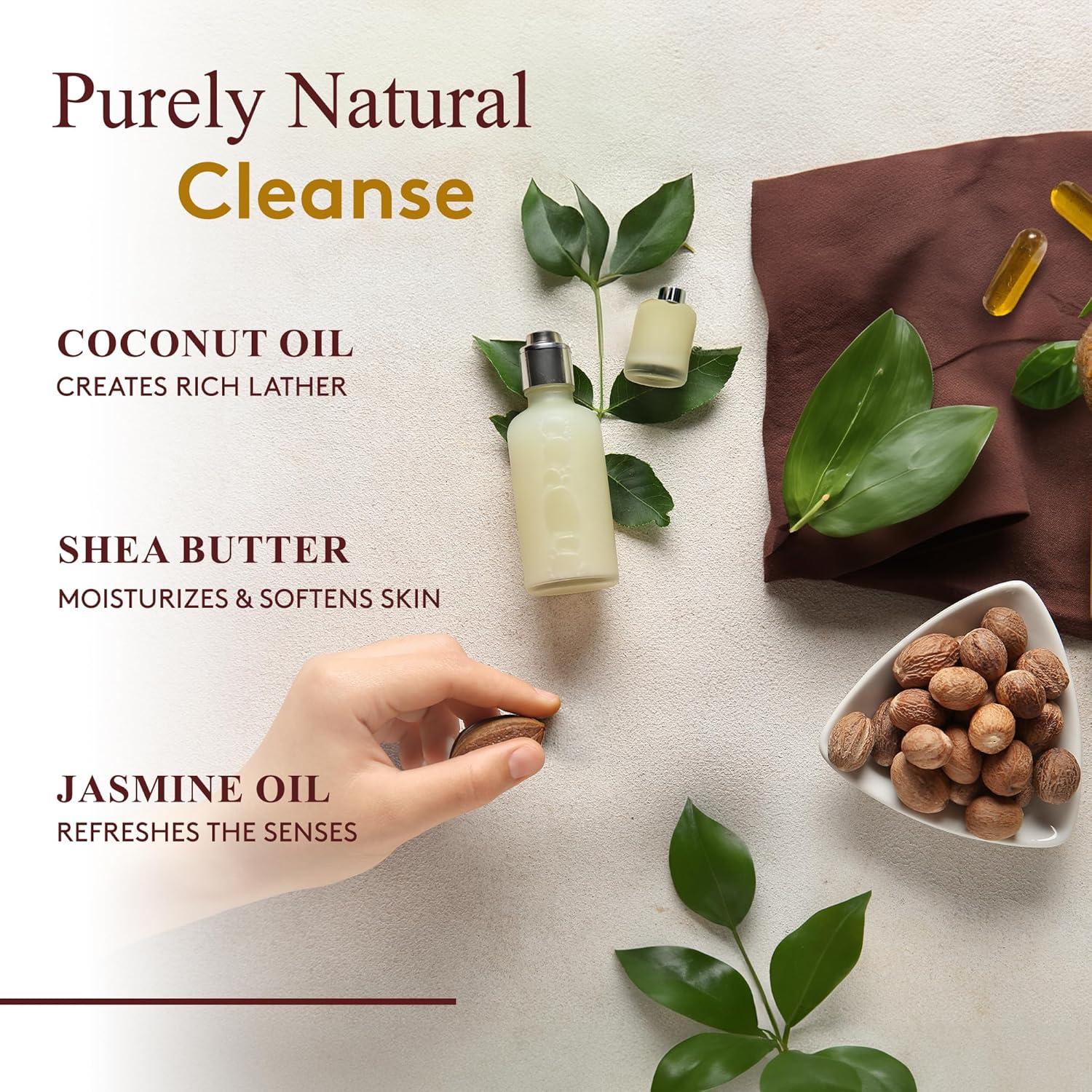 Jabón Negro Africano Líquido OKAY 1 L con Jazmín para Piel Saludable