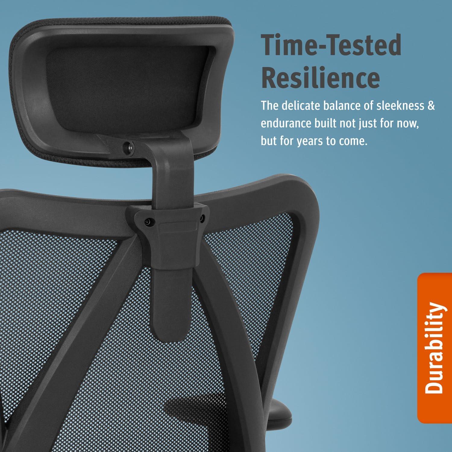 Silla de Oficina Ergonómica Duramont 6 - Ajustable con Soporte Lumbar