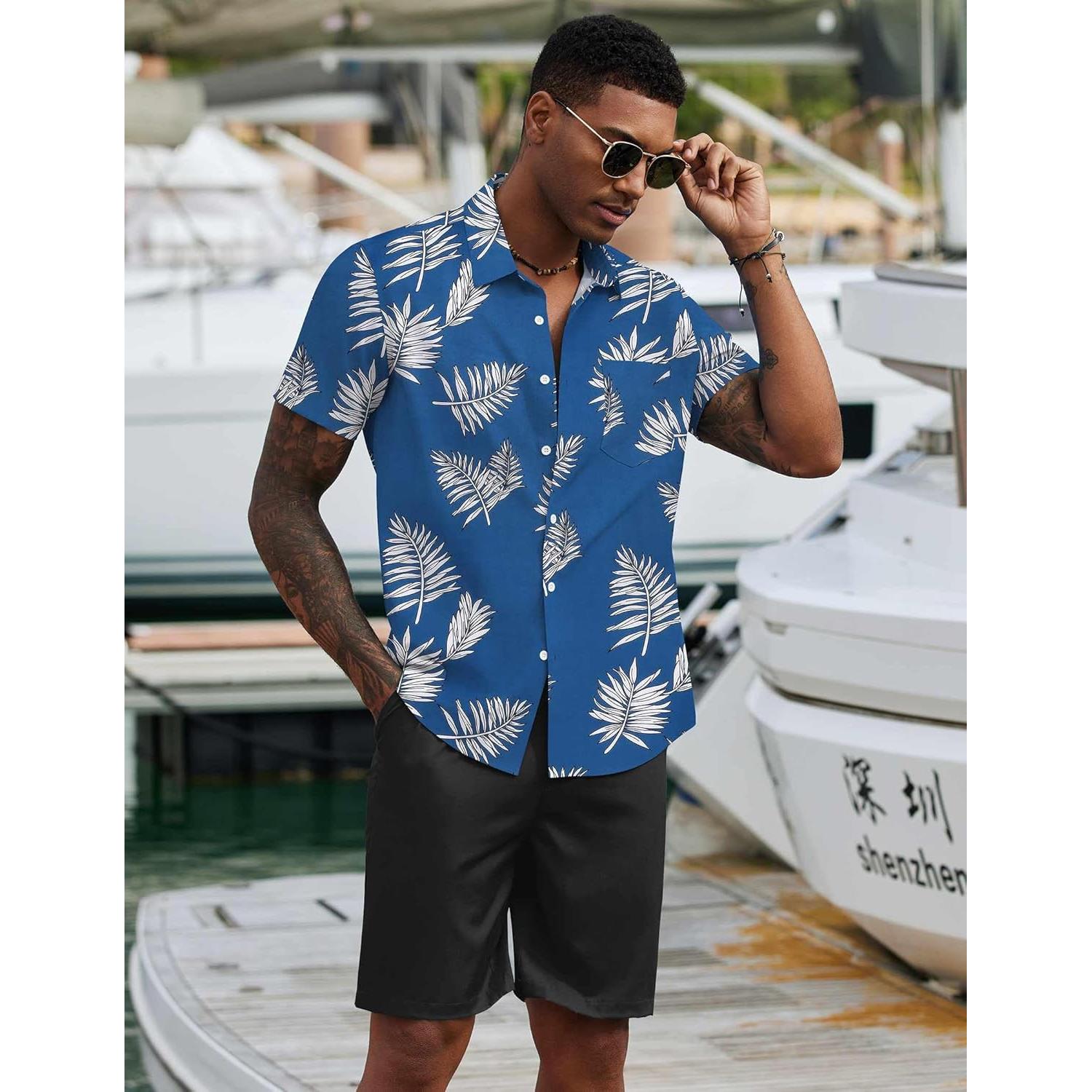 Conjunto de Playa para Hombre COOFANDY 2 Piezas Verano