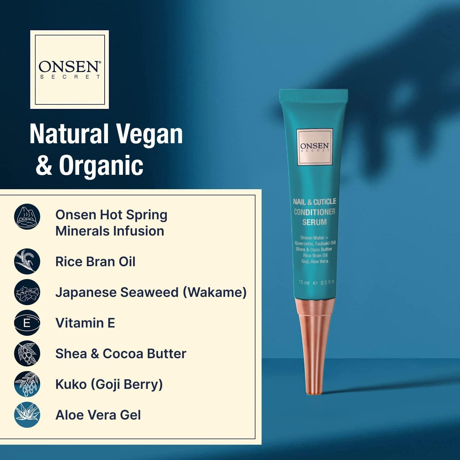 Duo de Reinicio de Uñas Onsen Secret - Tratamiento Natural 25ml