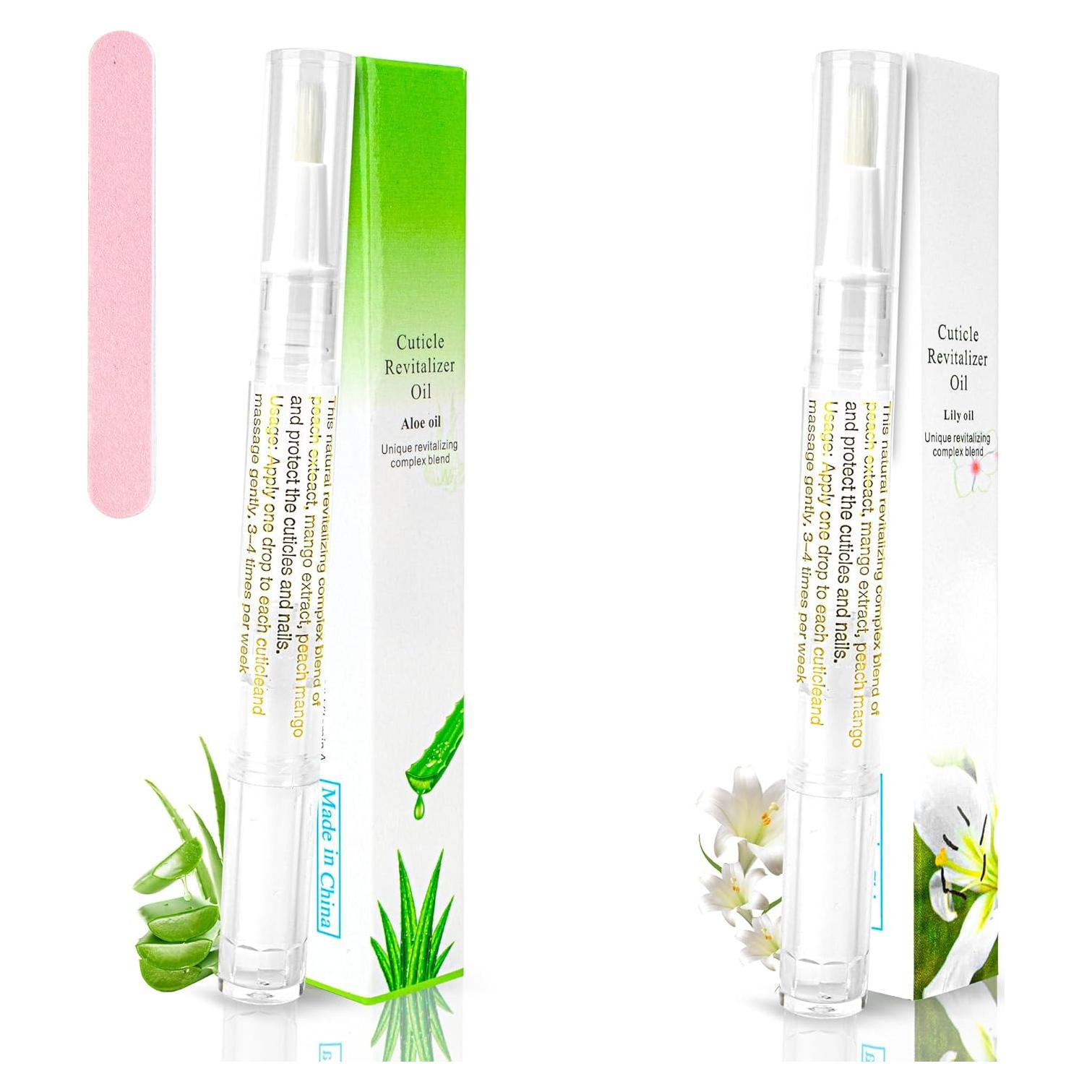 Bolígrafo de Aceite para Cutículas Foncomy Lirio y Aloe 13cm