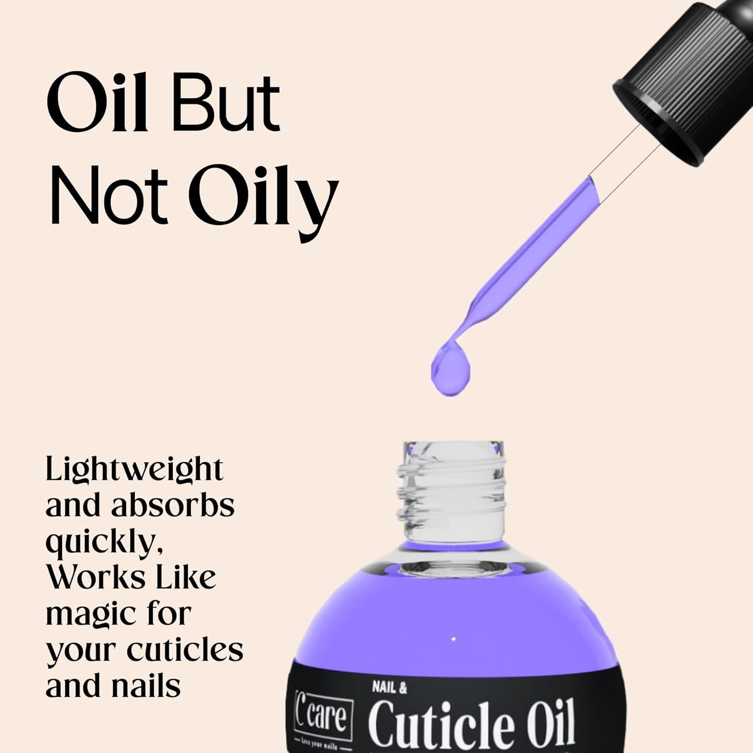 Aceite para Cutículas C CUIDADO 74.8 ml - Lavanda y Manzanilla