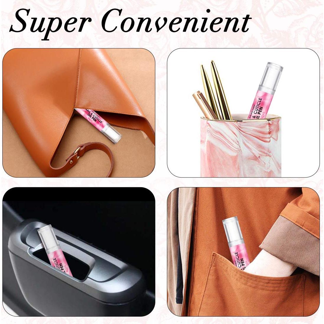 Bolígrafo Aceite Cutículas Lagunamoon 5 ml Rosa Hidratante