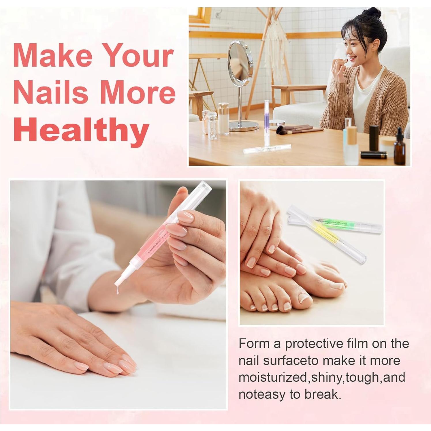 Bolígrafos de Aceite para Cutículas Meschett - 3 Piezas