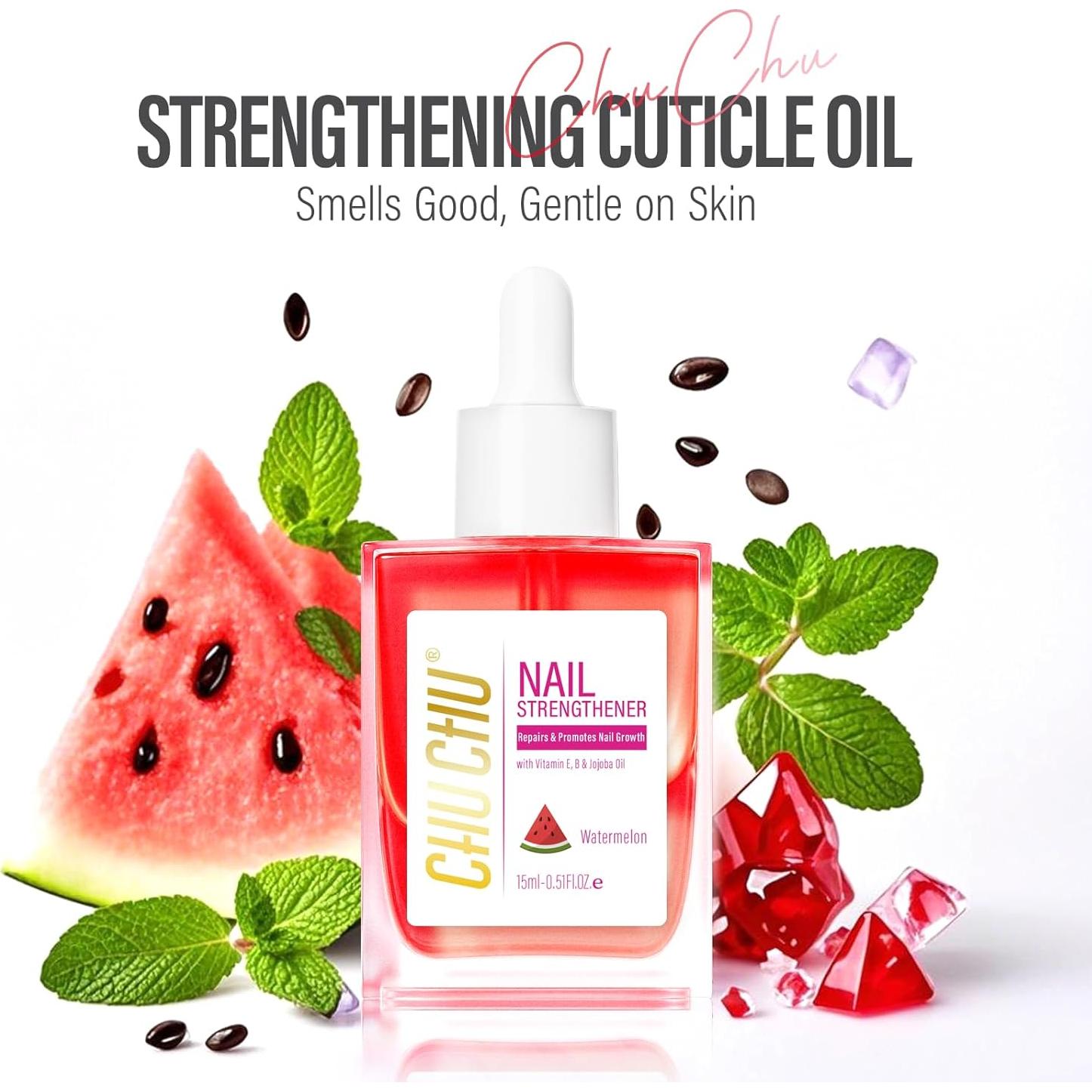 Aceite para Cutículas Chuchu - Fortalecedor Natural Sandía