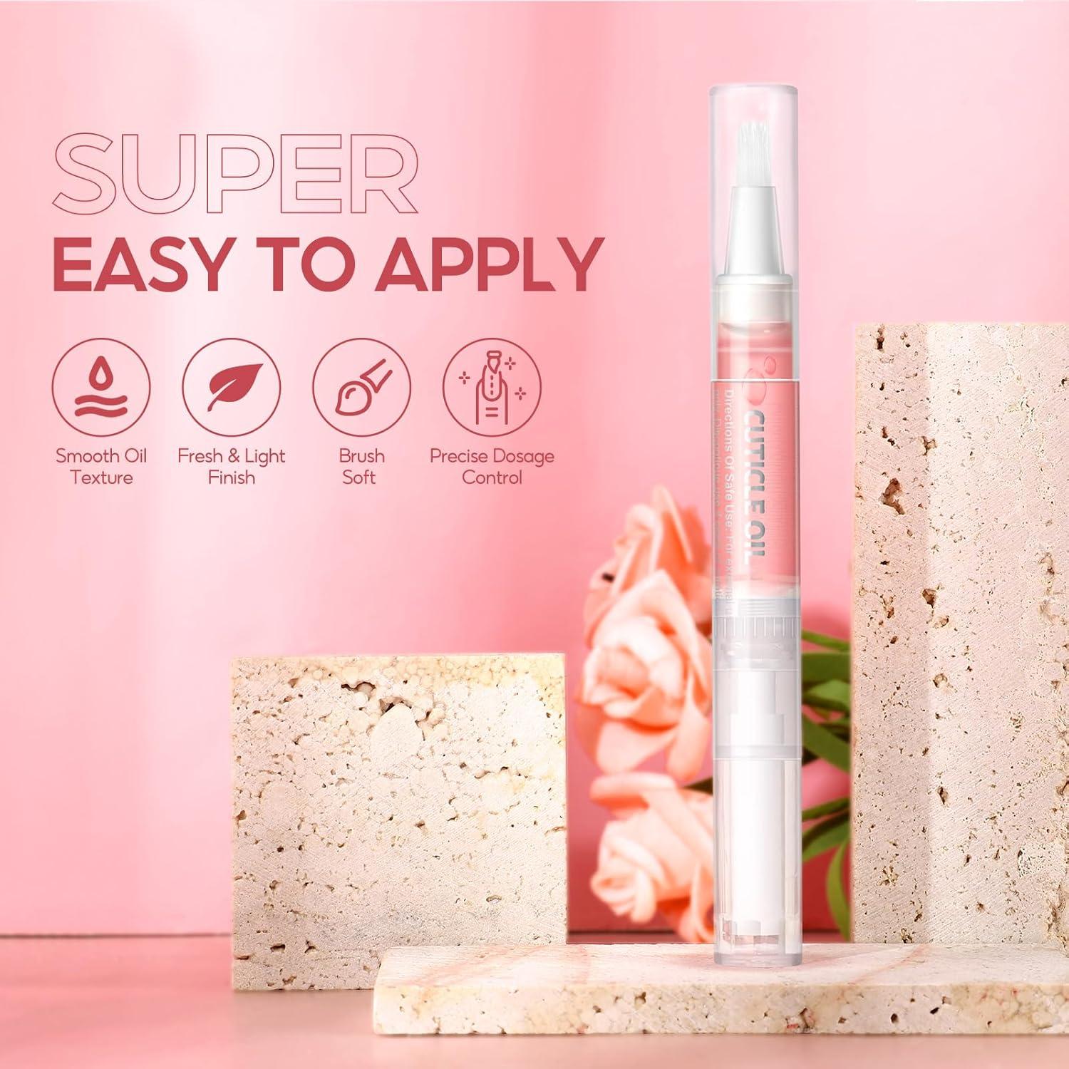 Kit de Cuidado de Uñas Peacecolor 16Pcs Aceite Cutículas