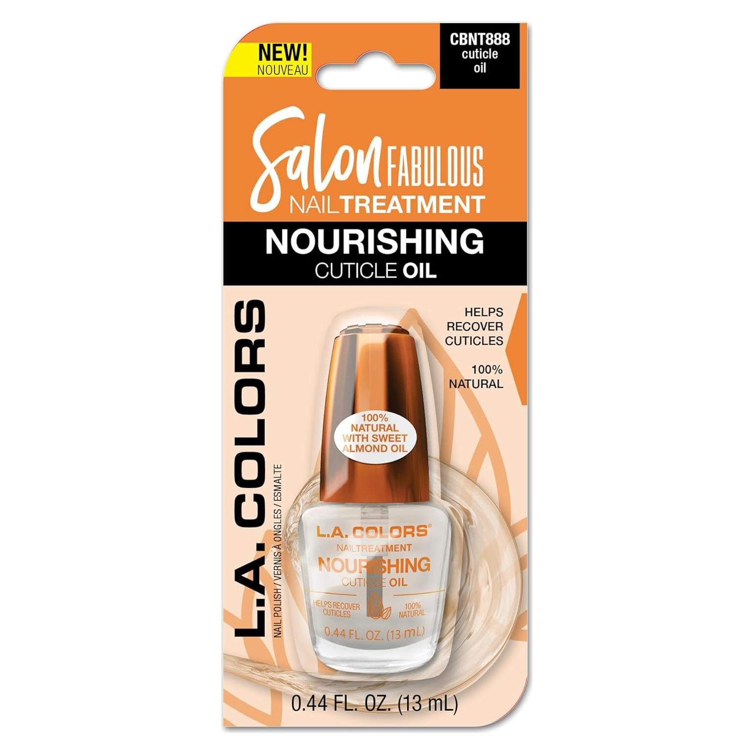 Aceite Nutritivo para Cutículas L.A. COLORS 5.3 ml CBNT888