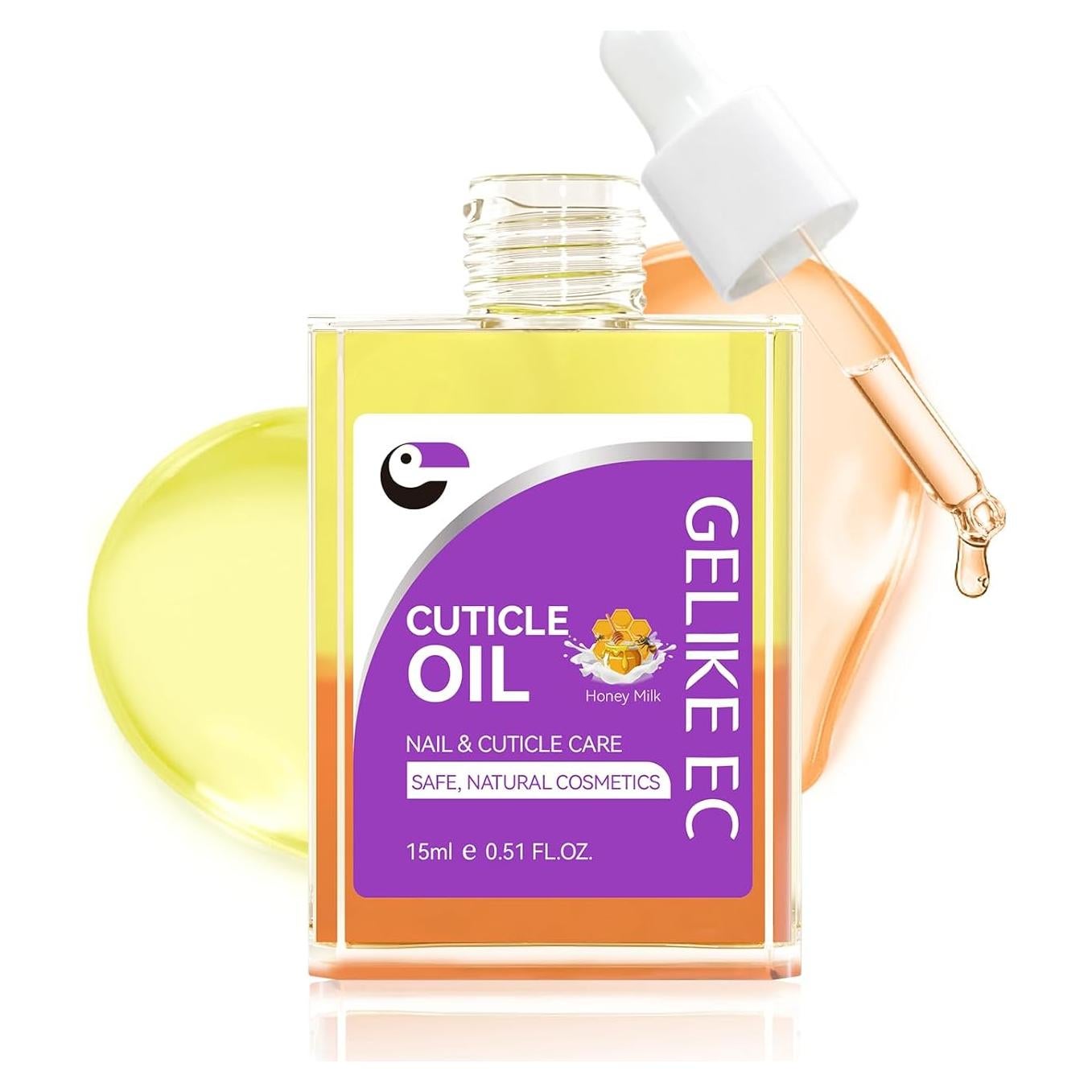 Aceite Reparador de Cutículas Gelike 15ml - Crecimiento y Fortalecimiento