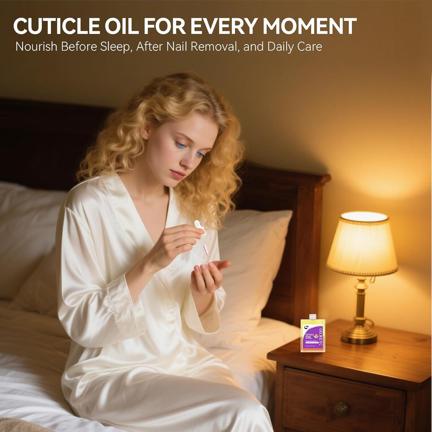 Aceite Reparador de Cutículas Gelike 15ml - Crecimiento y Fortalecimiento