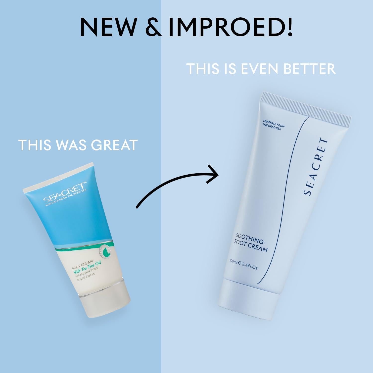 Crema para Pies Seacret 100g - Hidratante con Aceite de Árbol de Té