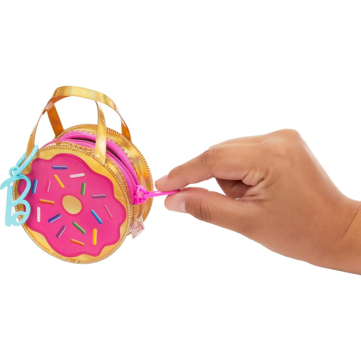 Accesorios para Muñecas Barbie - Bolsa Donut y Vestido Dulce