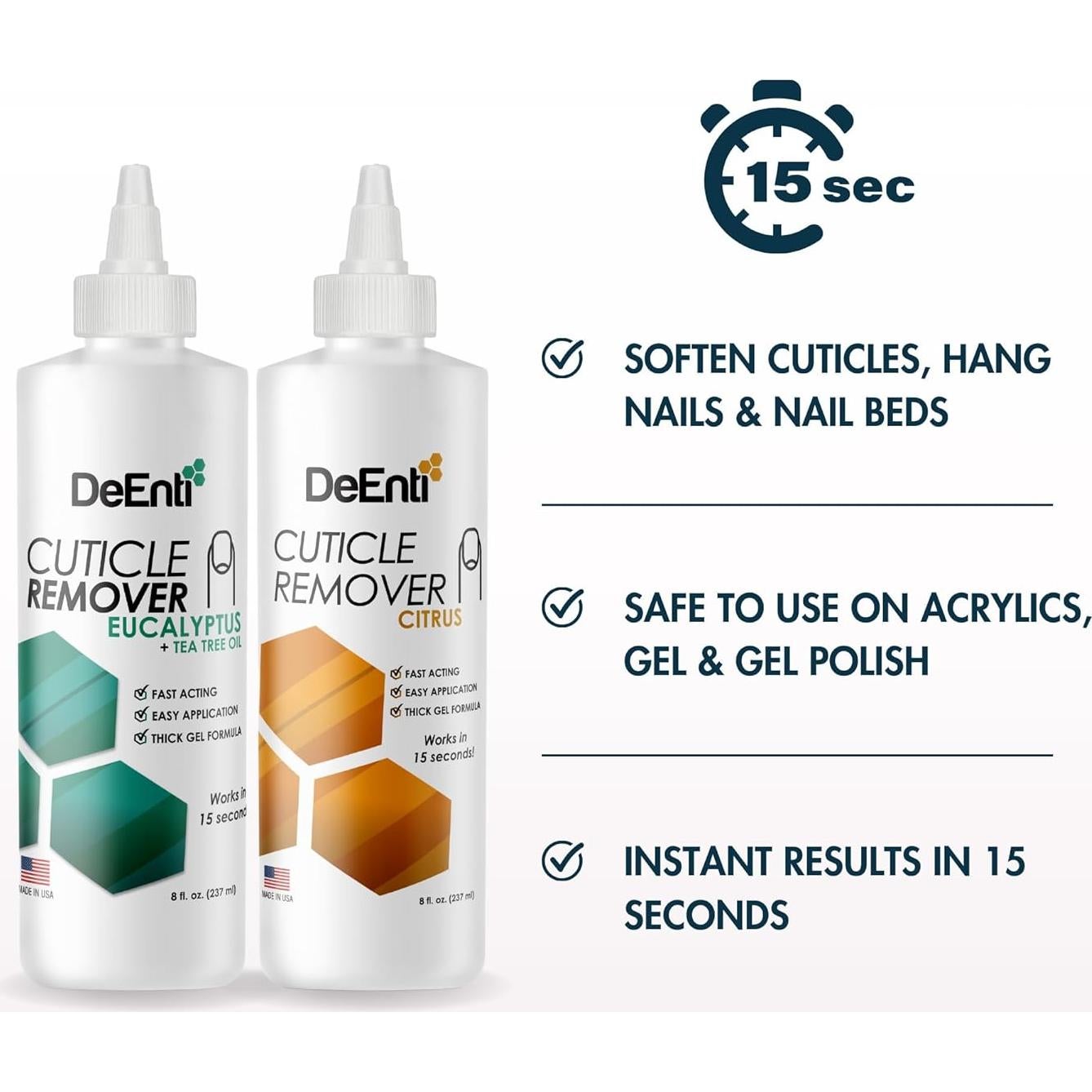 Gel Removedor de Cutículas DeEnti Eucalipto 226.8 g Profesional