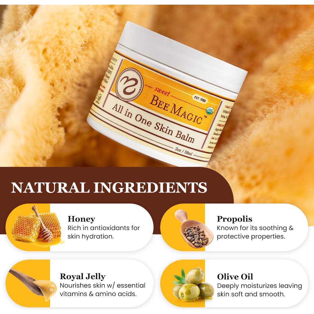 Bálsamo Orgánico Sweet Bee Naturals 6x56.7g Hidratante Piel