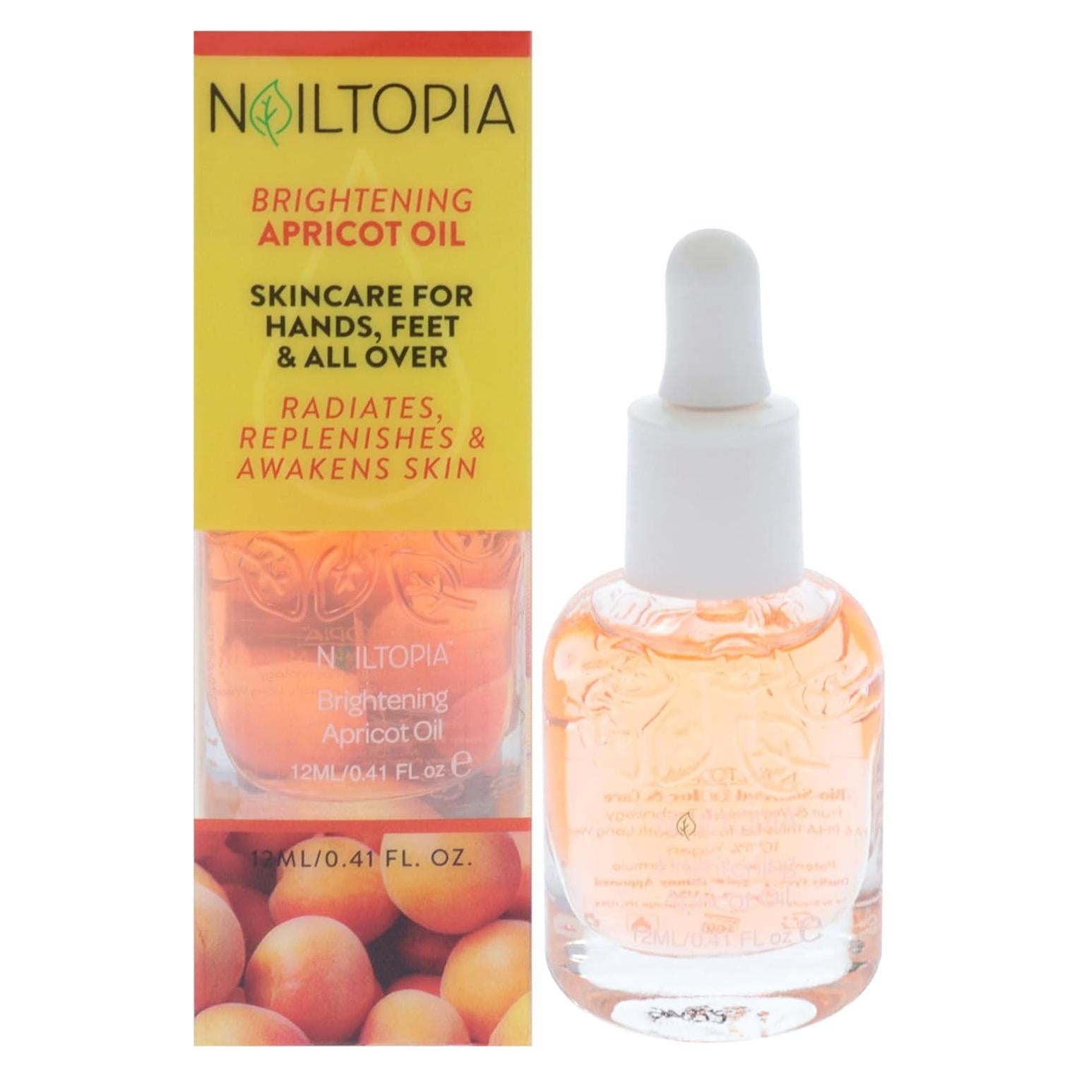 Aceite Hidratante de Albaricoque Nailtopia 11.6 ml - Cutículas y Uñas