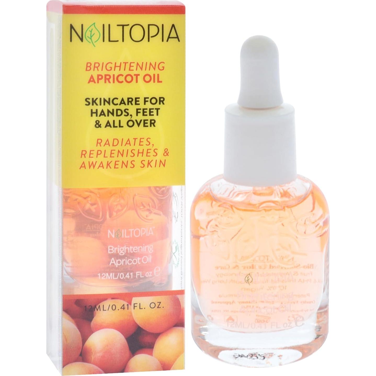 Aceite Hidratante de Albaricoque Nailtopia 11.6 ml - Cutículas y Uñas